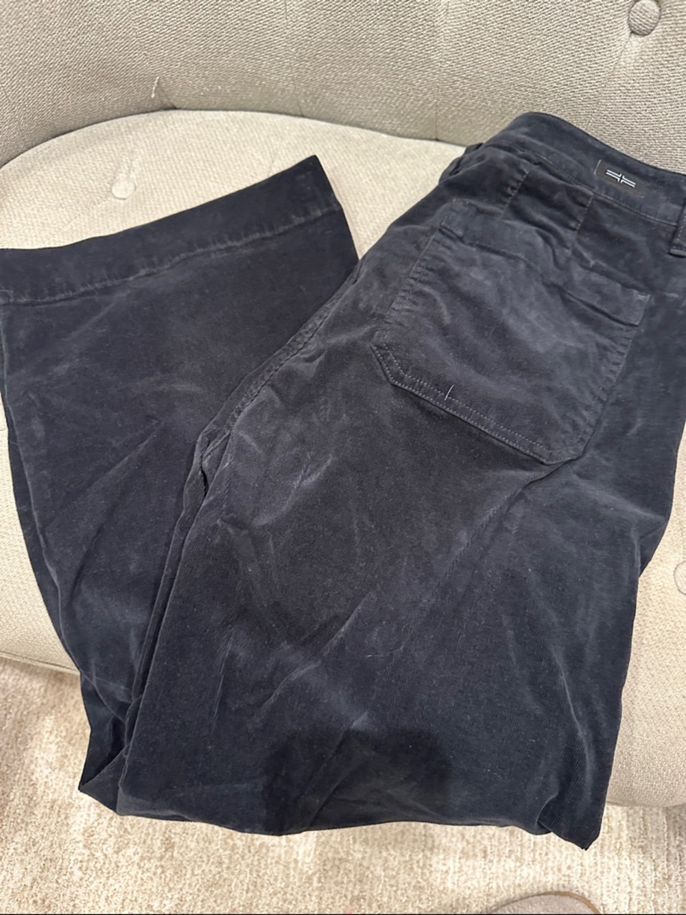 Liverpool Los Angeles Black Corduroy Trousers